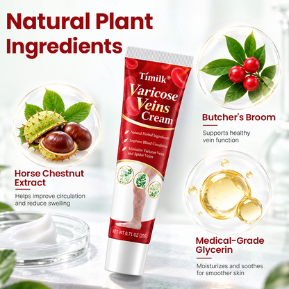 Timilk® Varicose & Spider Vein Relief Cream